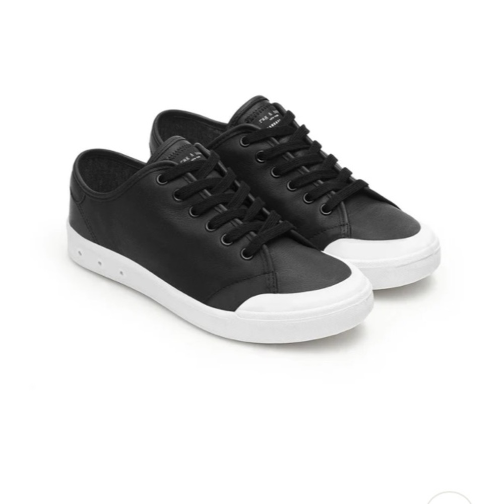 NIB- Rag & Bone - Standard Issue Lace Up Black Leather